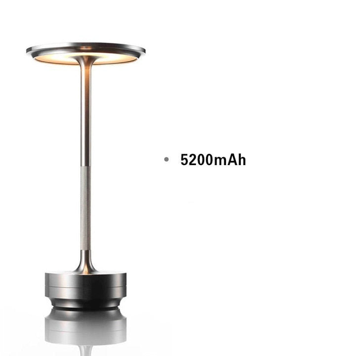 Minimalistisk designlampe for hjemmet. Trådløs berøringslampe som gir mykt stemningslys. Lang batteritid.