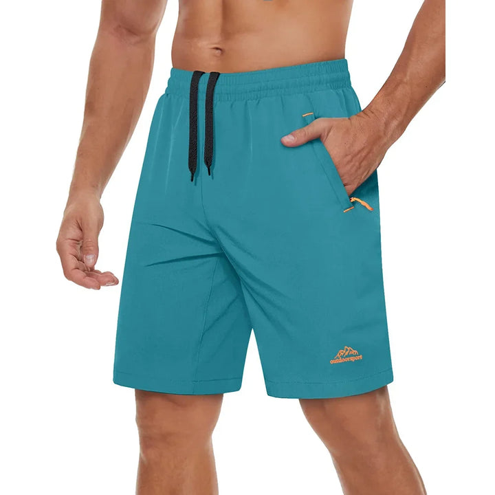 Komfortabel løpeshorts for menn, lett og pustende, perfekt for aktive dager.