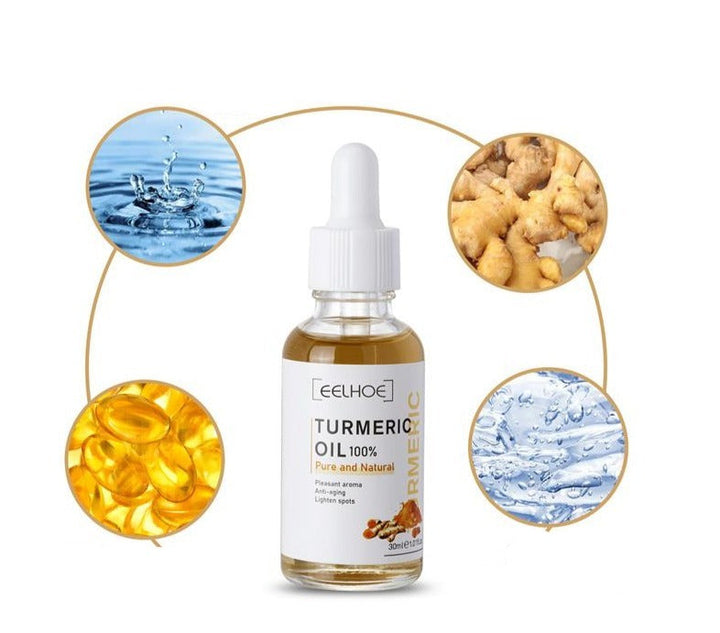 Gurkemeie serum for kvinner som ønsker å fjerne mørke flekker og oppnå glødende, jevn og ungdommelig hud.