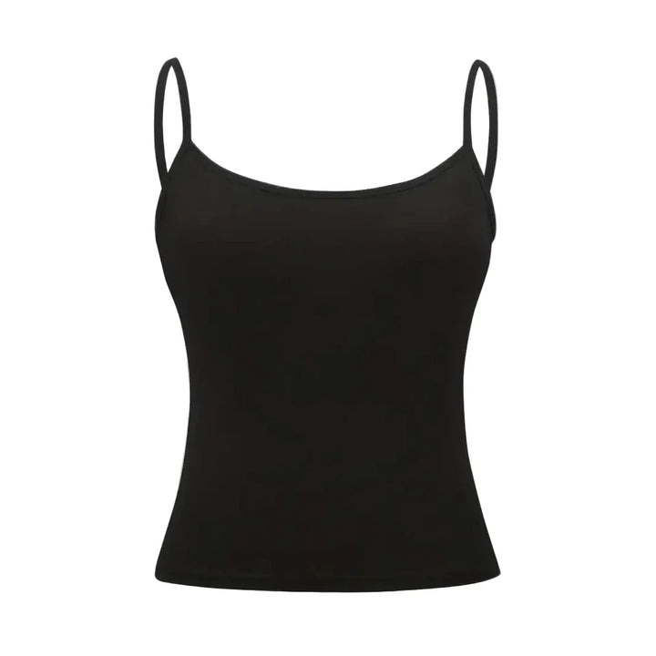 Pustende dame tanktopp i slim fit, perfekt for sommer og hverdag.