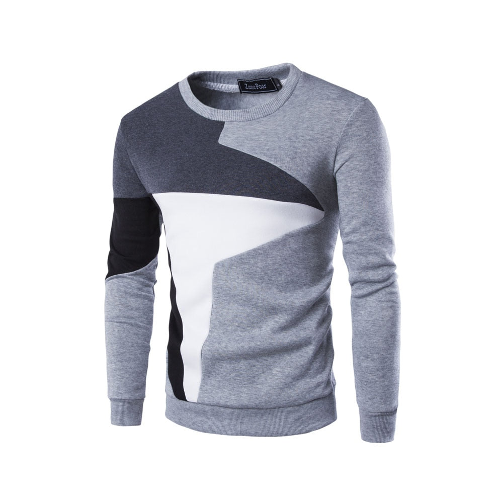 Allsidig herregenser med rund hals, ideell for en stilren og casual look. Komfortabel passform.