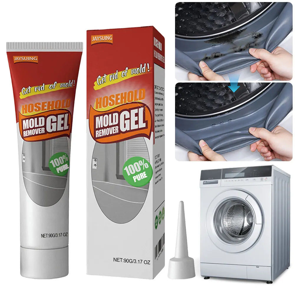 Cleaner Pro Muggfjerner Gel påføres enkelt på fliser og fuger for effektiv badrengjøring og anti-mugg behandling.