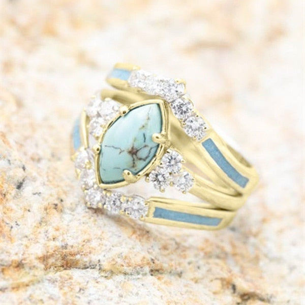 Elegant dame smykke: trendy boho ring med unikt design, ideell som gave.