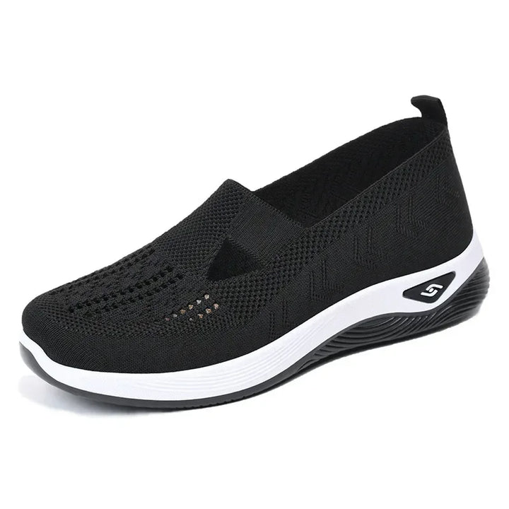 Trendy lavendel lilla damesneakers. Pustende og komfortable casual sko for fritid.