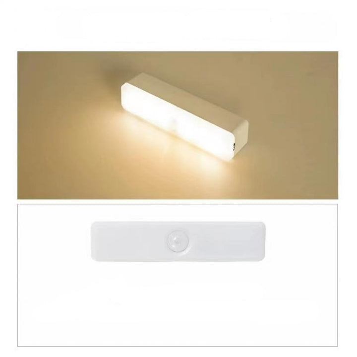Trådløst LED-lys med bevegelsessensor. Oppladbart smartlys for hjemmebelysning.