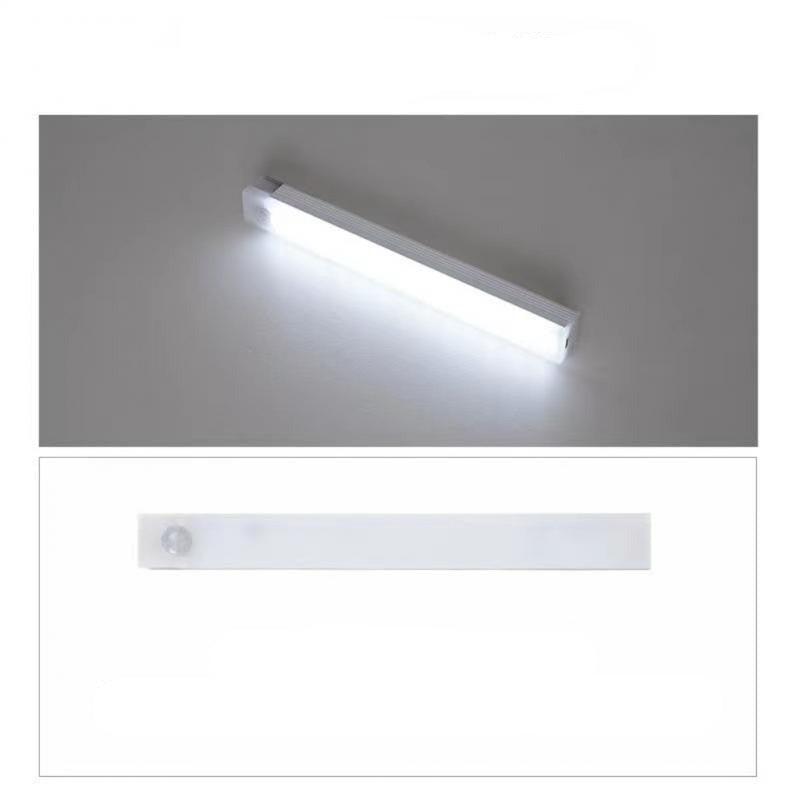 Trådløst LED-lys med bevegelsessensor. Oppladbart for skap, skuffer, trapper og korridorer.