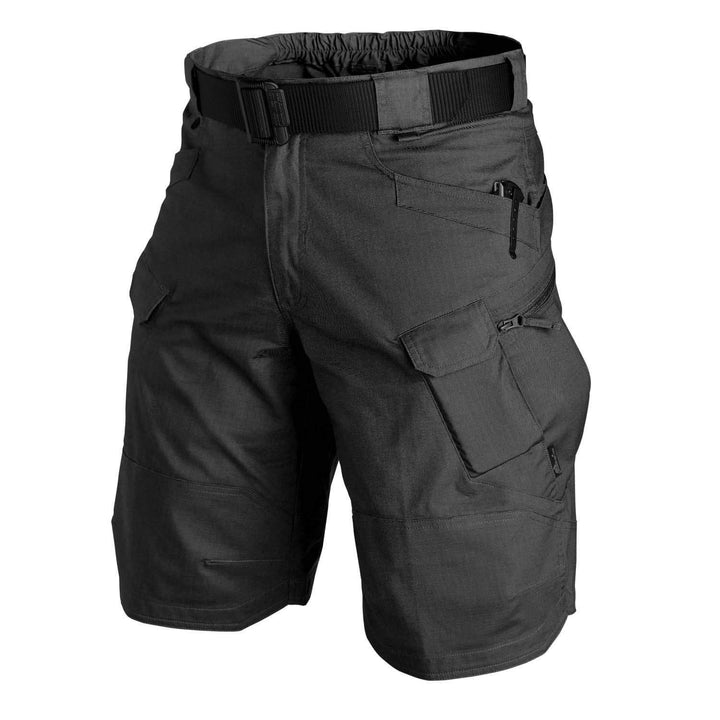 Herre vanntett taktisk shorts, cargo design, komfortabel og slitesterk for utendørs eventyr og friluft.