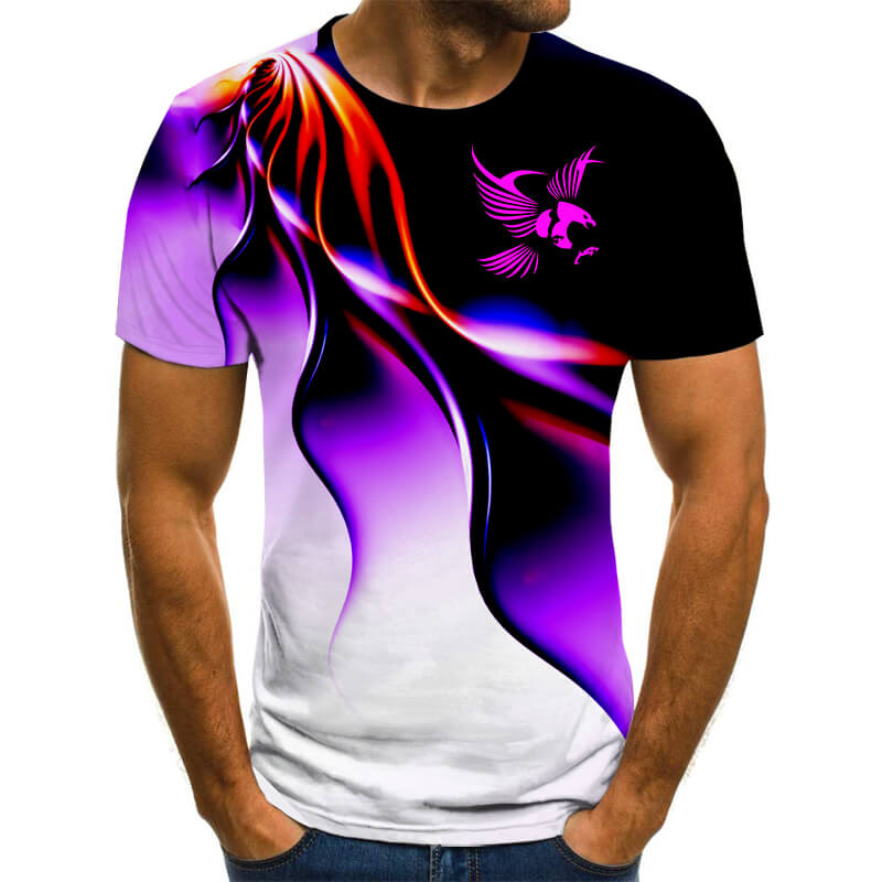 Pustende polyester herre t-skjorte med komfortabel passform, ideell for casual og trening.
