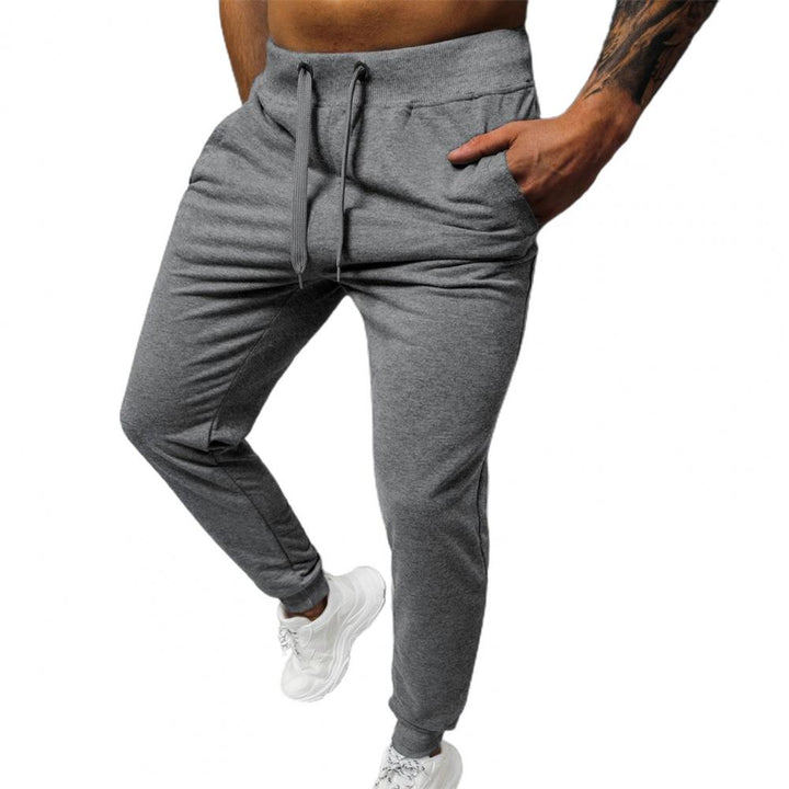 Elegant herre fritidsbukse slim fit med sidelinjer, perfekt for avslappede dager.