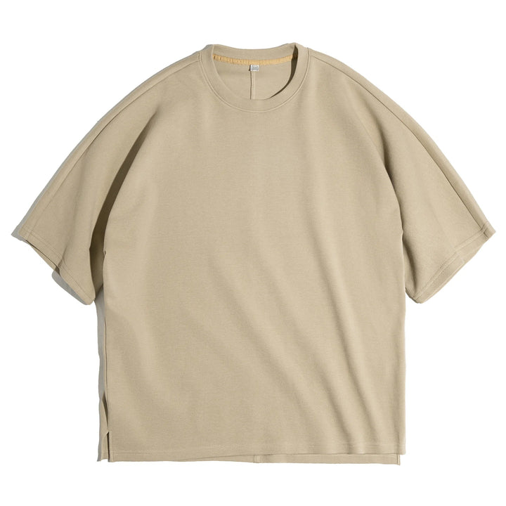 Casual herre piqué t-skjorte i 340g premium bomull. Retro inspirert med komfortabel løs passform for alle dager.