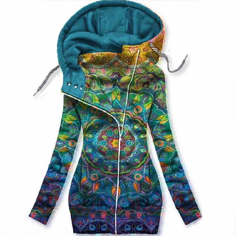 Dame sweatshirt med stilig sommerfugl kunstdesign. Komfortabel og trendy fritidsgenser.