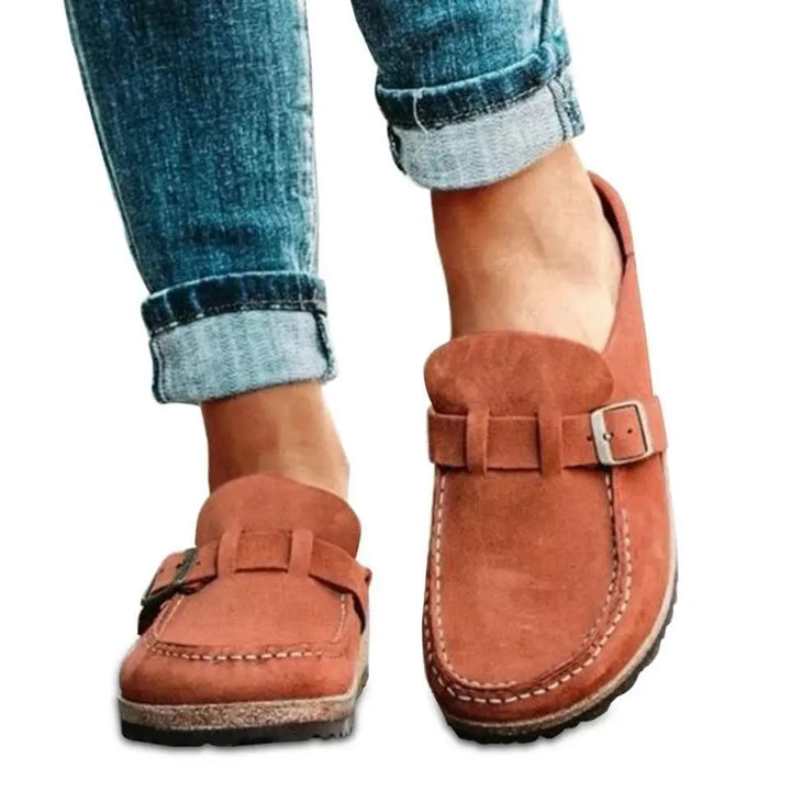 Slitesterke retro damesko: Slip-on loafers med komfortabel plattformsåle for enkel bruk hver dag.