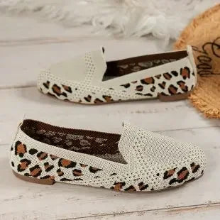 Perfekte sommersko: pustende kvadrattå ballerinasko i mesh for damer, myke og lette slip-ons.