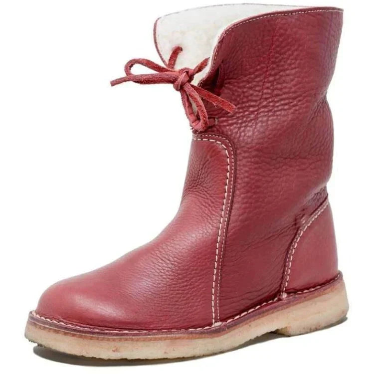 Moteriktige og varme vinterstøvler for dame. Vanntett og komfortabel kvinneboot, sklisikker såle for trygg hverdag.