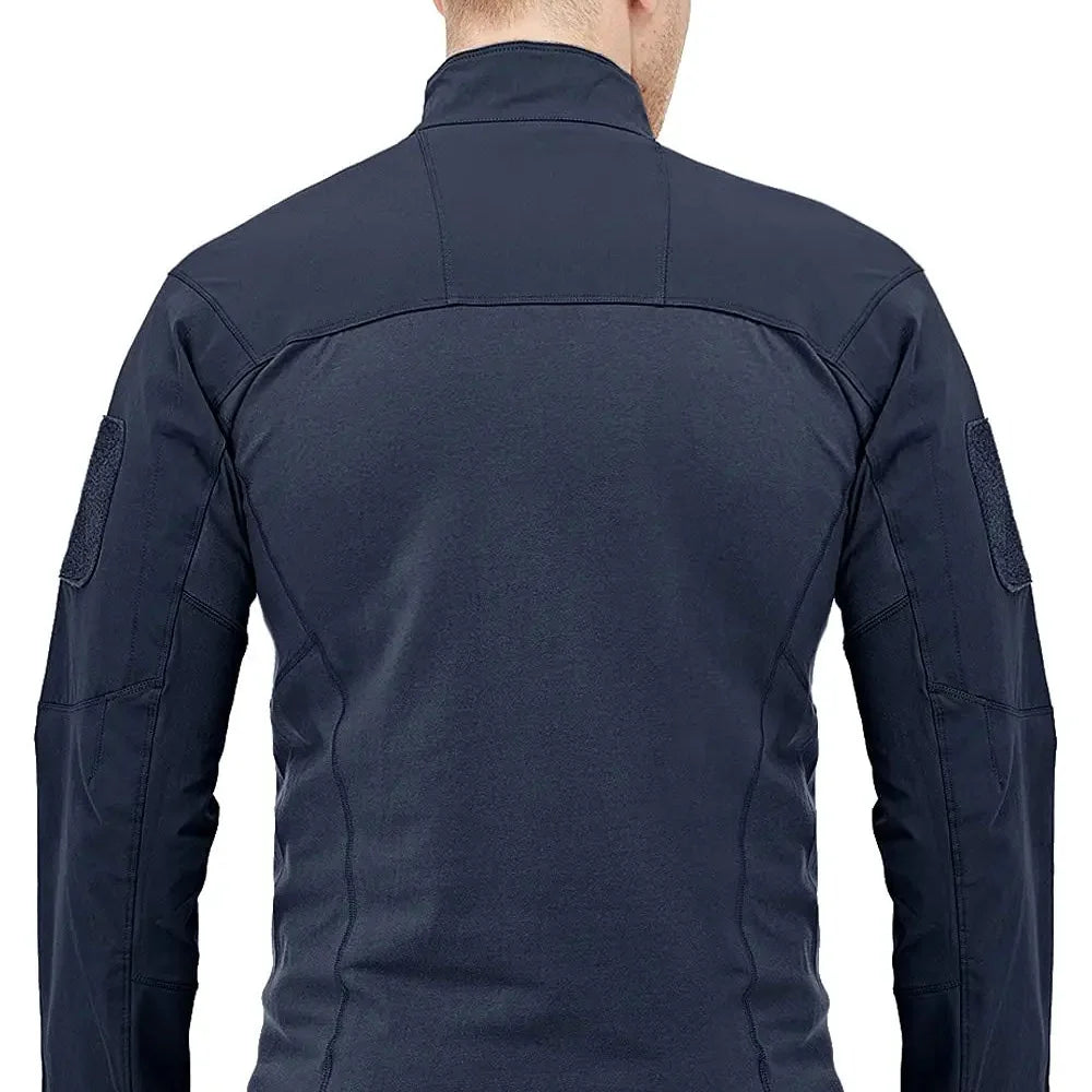 Lettvekts herregenser, langermet 1/4-zip, pustende og hurtigtørkende for aktivitet.