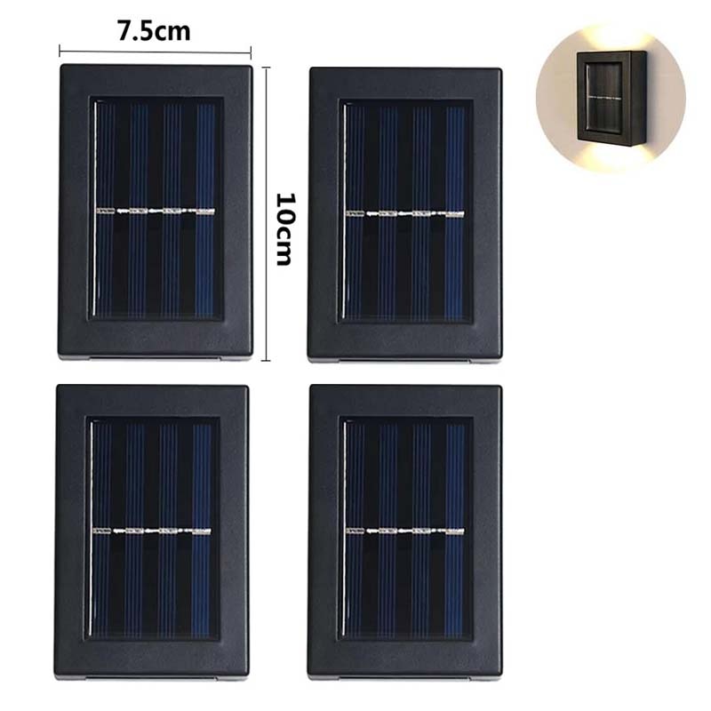 Robust, vanntett LED-vegglampe med solceller. Designet for nordiske forhold, tåler vær og vind ute.