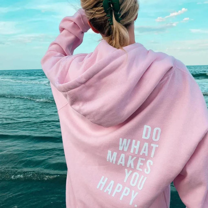 Koselig hettegenser for damer i myk sherpa fleece, perfekt for avslappet komfort og hverdag.