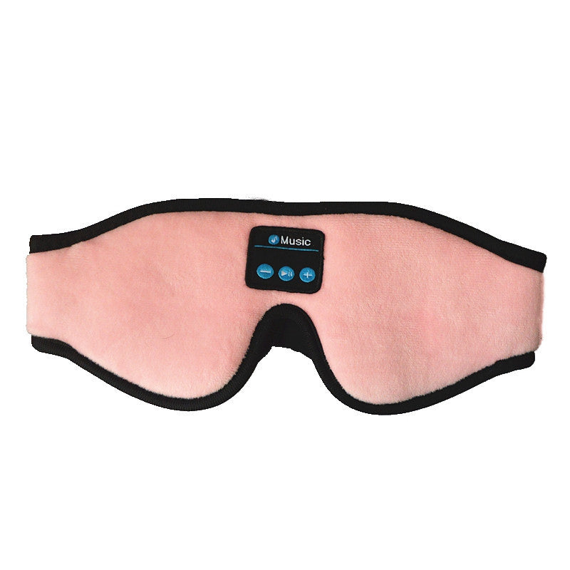 Søvnmaske med Bluetooth-høyttalere for rolig søvn, musikk og fullstendig mørke.