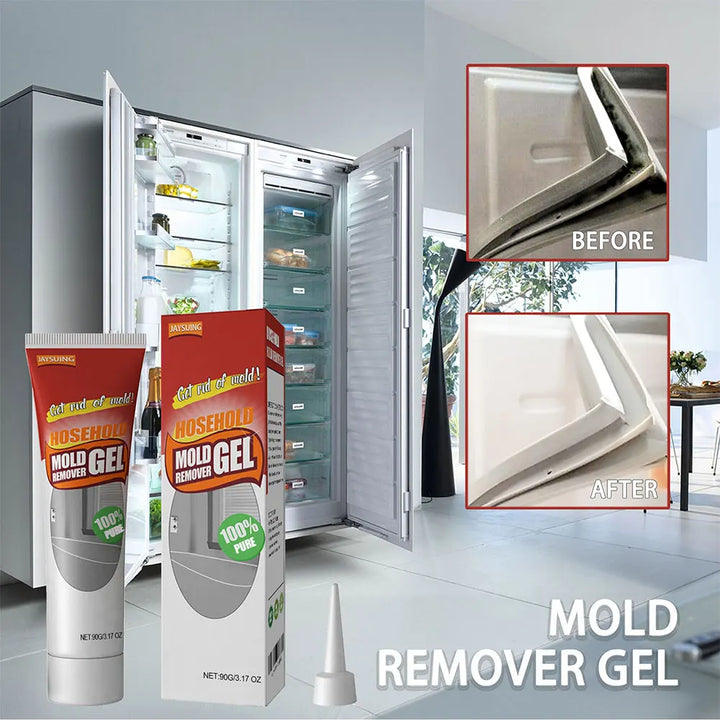 Kjøkkenvaskens silikonfuger rene og muggfrie med Cleaner Pro Muggfjerner Gel for grundig kjøkkenrengjøring.