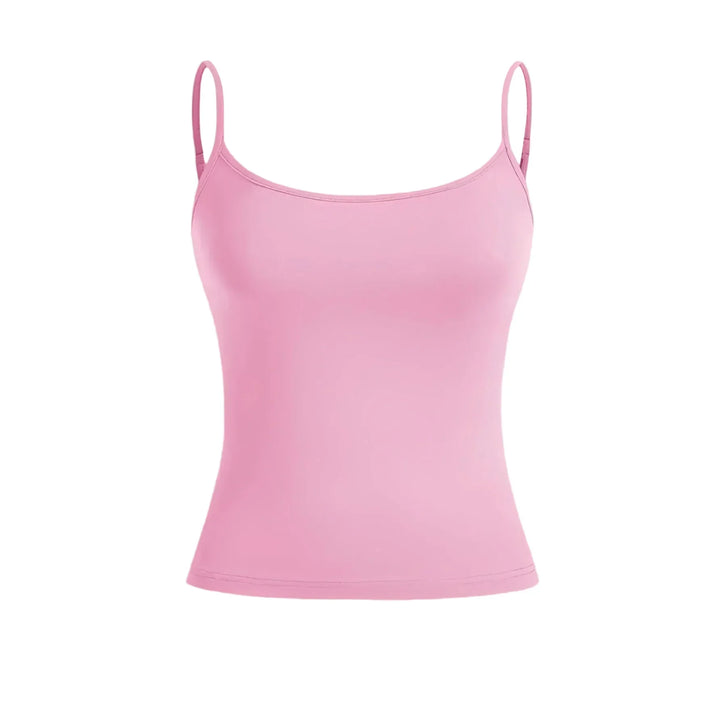 Myk pustende dame tanktopp, slim fit for en lett følelse.