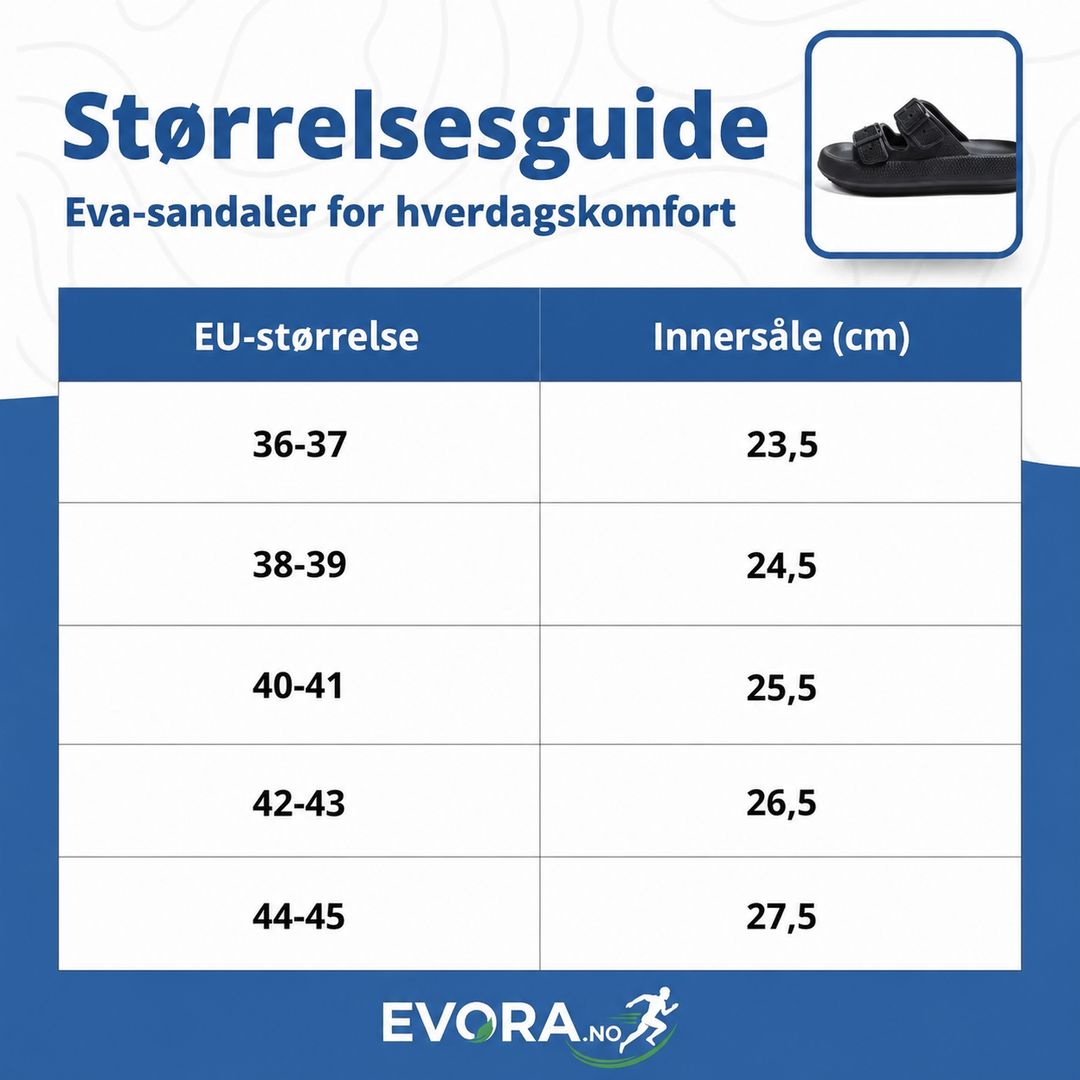 Komfortable unisex sandaler for hverdagsbruk. Lette, justerbare remmer, perfekt som sommer-, fritids- og badesandaler.