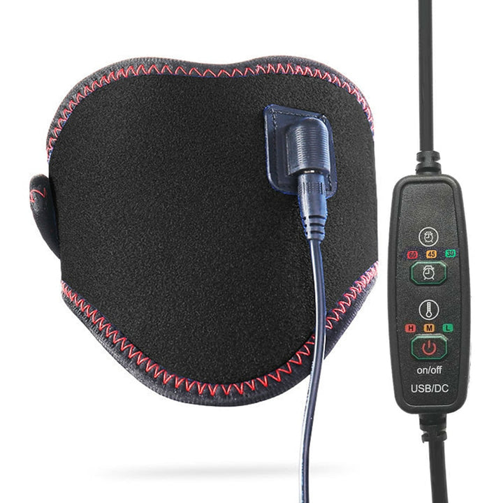 Unisex elektrisk nakkevarmepute med grafen for effektiv smertelindring og muskelavslapning. USB-drevet.