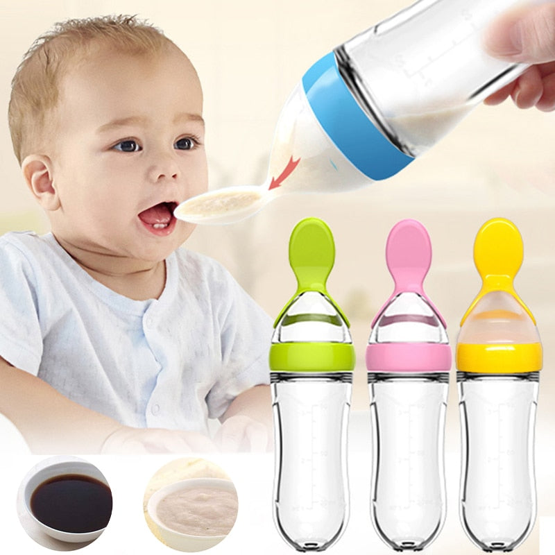 Myk silikonskje for baby, skånsom mot gommer, ren og enkel måltidstid.