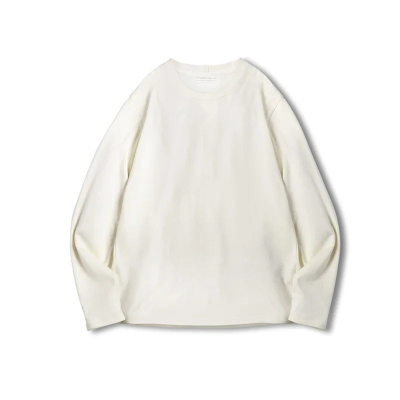 Stilig langermet herre t-skjorte i vintage stil. Laget av 300g bomull, ideell for hverdagsbruk vår/høst.