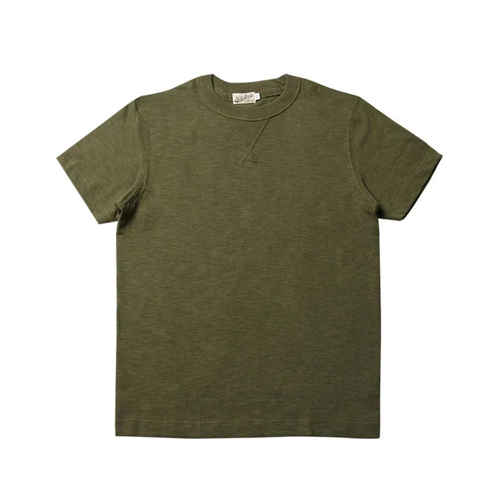 Herre t-skjorte med premium slub bomull og kraftig vekt. Vintage stil, ideell for daglig bruk og streetwear.