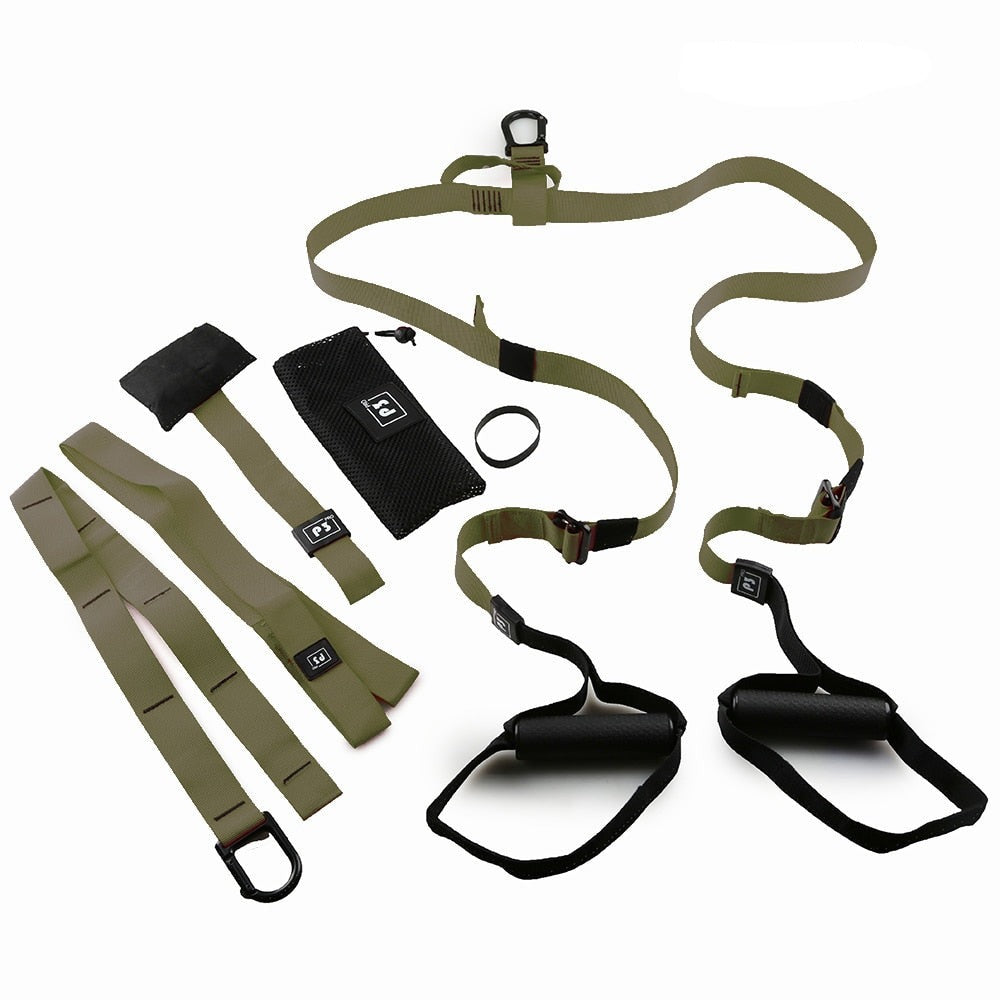 Slitesterkt motstandstreningsbelte i unisex design, perfekt for fitness, yoga og pilates. Bygg muskelstyrke.