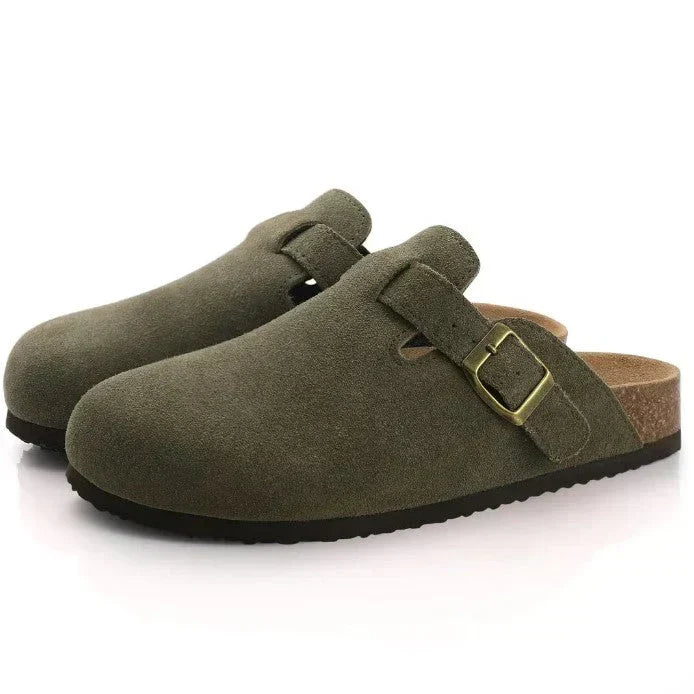 Komfortable og stilige herre sommersandaler med åpen tå. Lette og justerbare sandaler for menn, perfekt til fritid og strand.