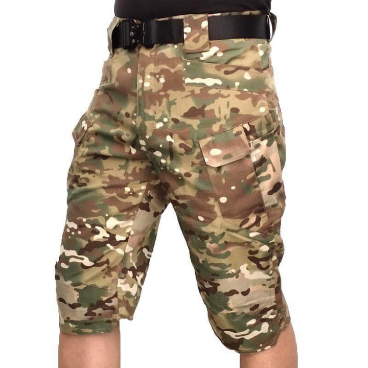 Vanntett turshorts for herre, robust og komfortabel for lange dager i friluft og på sti.