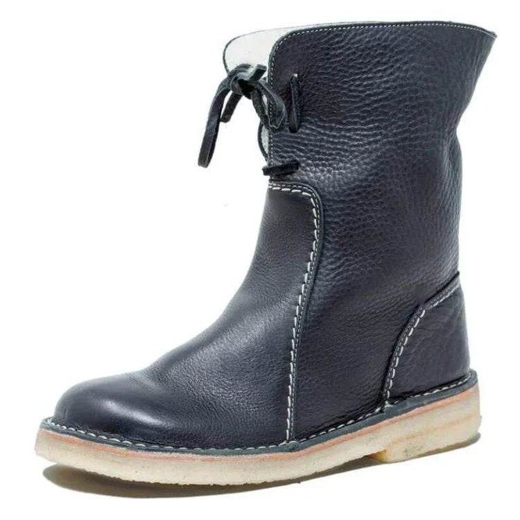 Stilrene damestøvler, vanntette og varme. Komfortable kvinneboots med sklisikker såle for vinter og kalde forhold.
