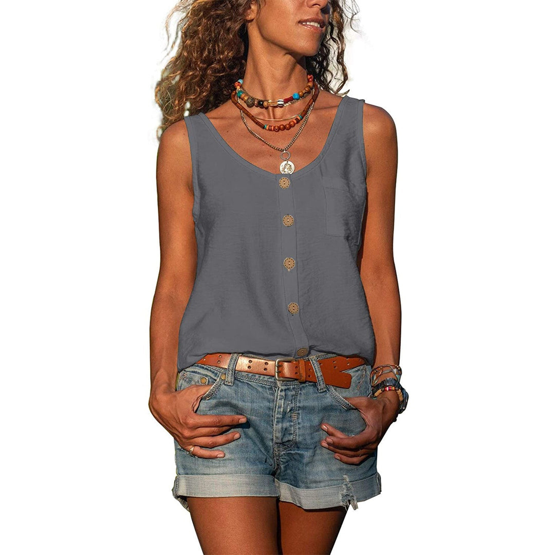 Elegant dame tank topp, komfortabel og stilfull, perfekt for sommer og hverdag.