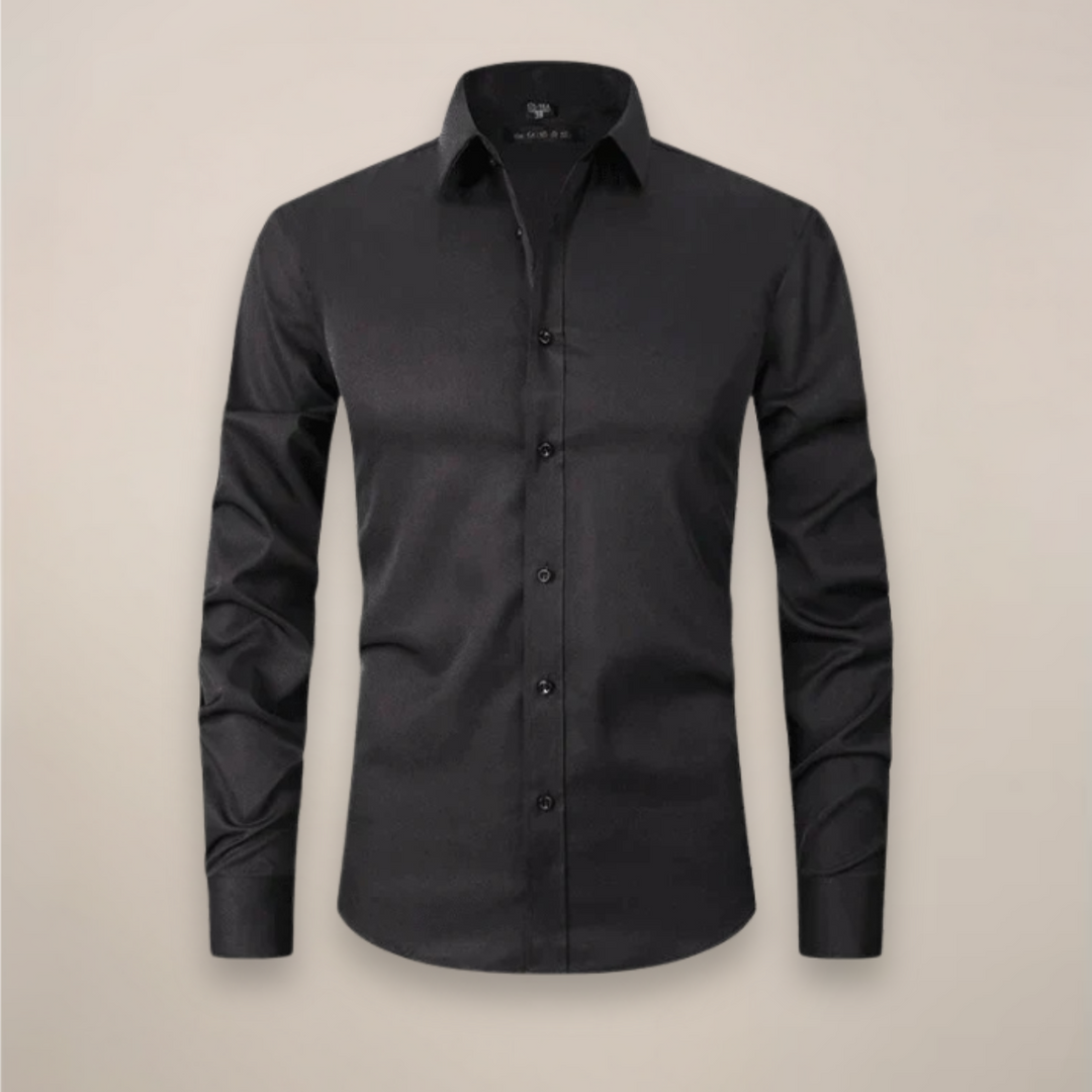 Casual herreskjorte i skreddersydd modell, perfekt for en avslappet, men elegant stil. Vår/sommer.