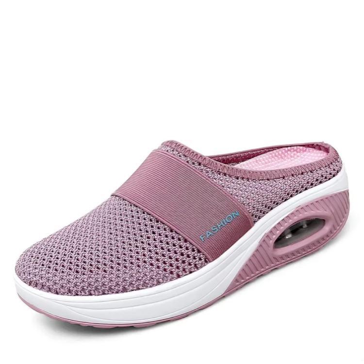 Allsidige ergonomiske mesh tøfler for dame. Perfekte innesko med støtdemping og komfort.