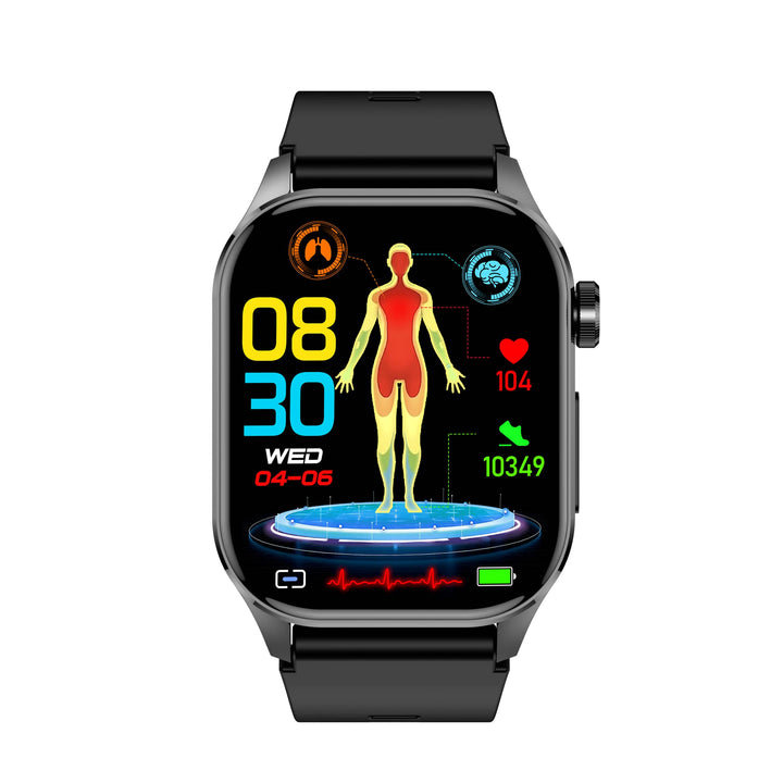 Stilren smartklokke med levende AMOLED-skjerm. Kompatibel med Android og iOS.