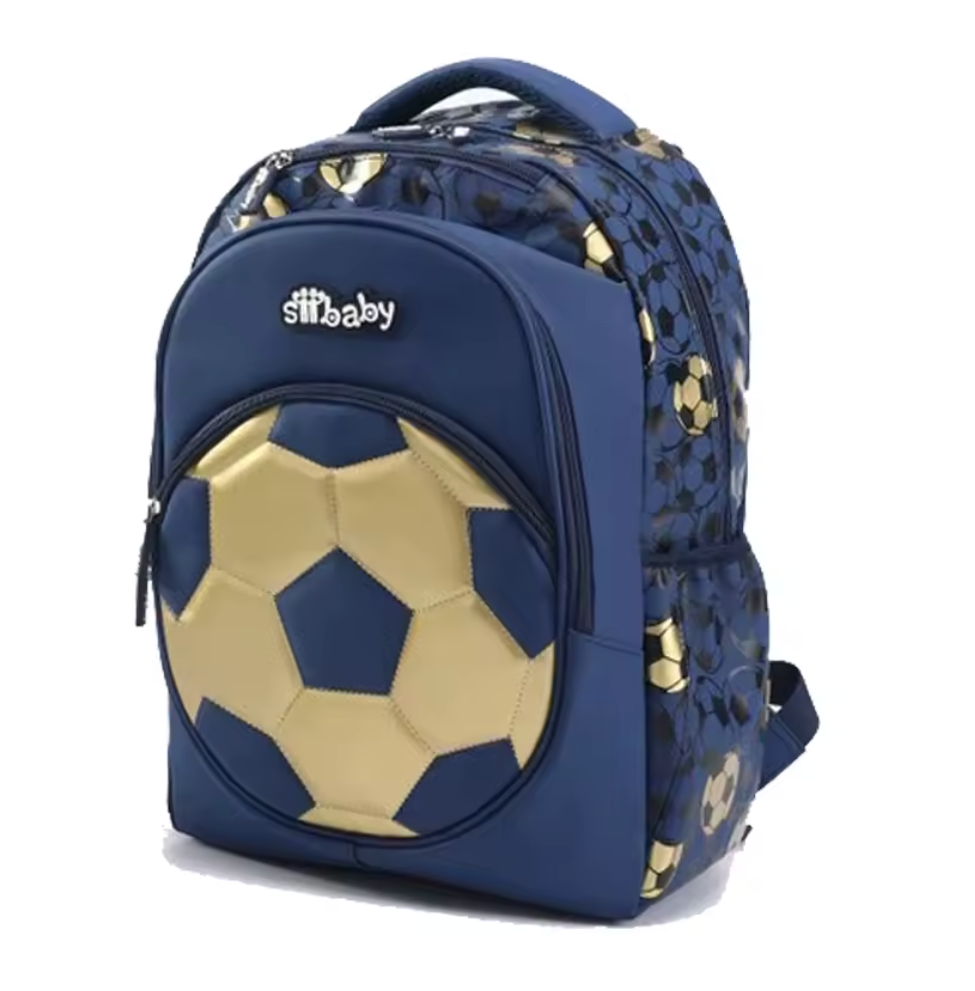 Robust fotballryggsekk i Oxford-stoff for barn. Holdbar fritidssekk, perfekt som sportssekk.