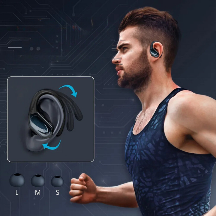 Avanserte Bluetooth 5.0 trådløse ørepropper med stabil tilkobling og krystallklar lyd under trening.