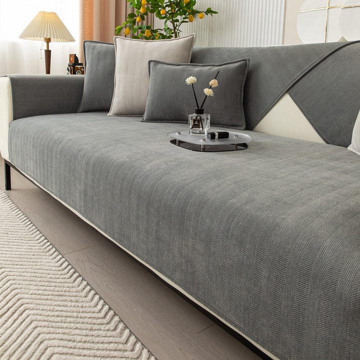 Elastisk sofatrekk som enkelt tilpasses din sofa. Gir perfekt passform og et rynkefritt utseende.