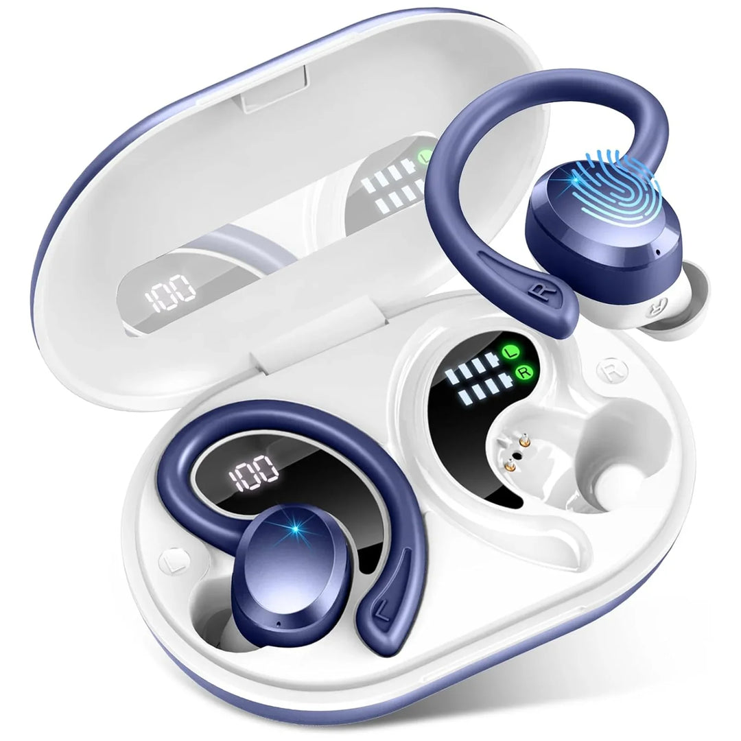 Bluetooth 5.0 trådløse ørepropper, stabil tilkobling og sømløs lydopplevelse med støydemping.