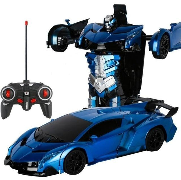 Transformer robotfigur for barn i robotmodus, klar til å kjempe. En spennende teknologileke med fjernkontroll.
