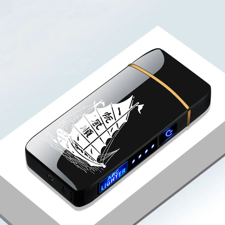 Moderne USB plasmalighter, robust design, vindbestandig, unisex for enhver anledning.