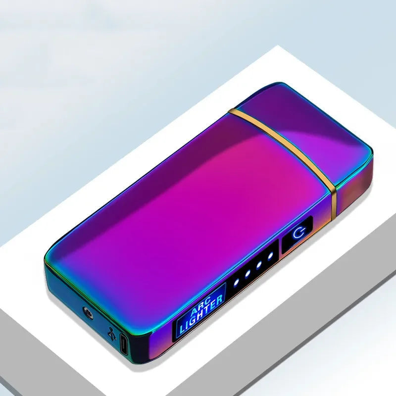 Unisex USB-lighter, plasmalighter, robust, vindbestandig, oppladbar for alle formål.