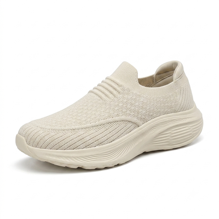 Lettvekts strikkesko, unisex slip-on med myk, pustende overdel for optimal komfort og bred/smal fot.