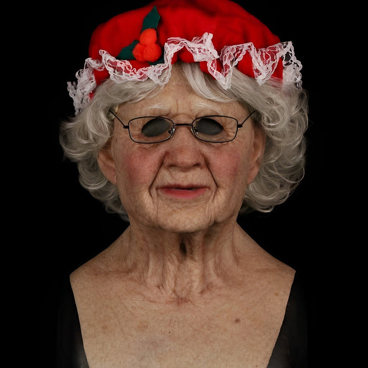 Realistisk lateks ansiktsmaske, unisex design. Ideell for cosplay og kostyme-fester.