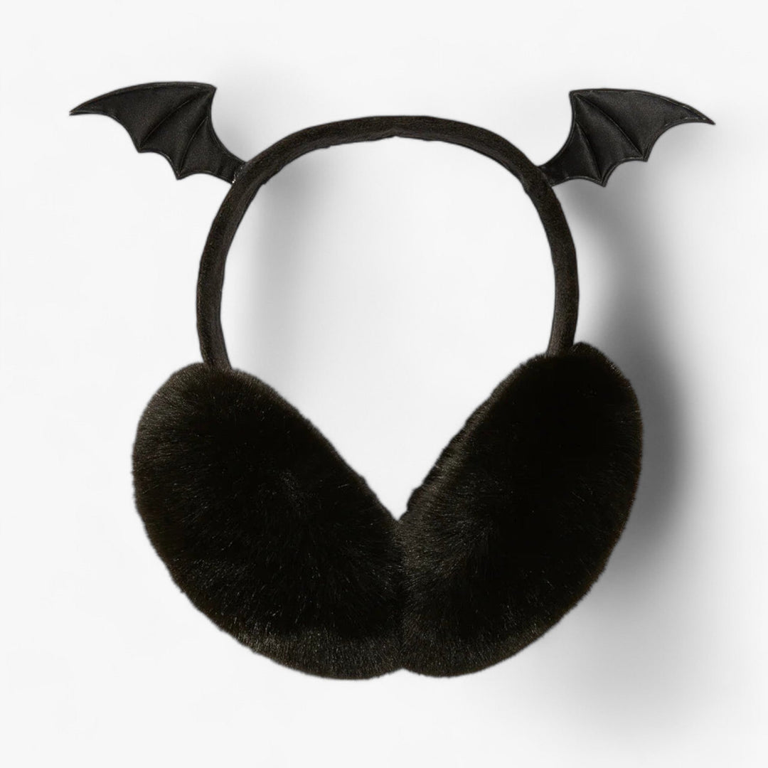 Trendy unisex ørevarmere i fuskepels, sammenleggbar modell, flott for kaldt vær og utendørs.