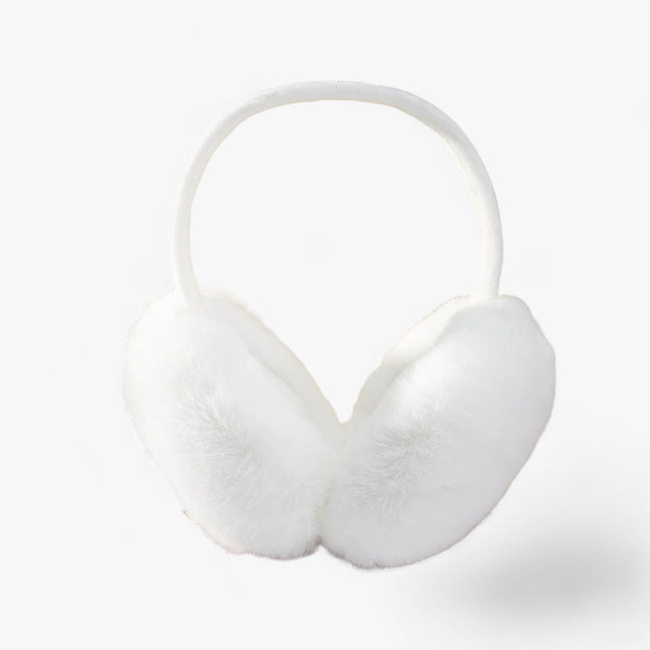 Myke fuskepels ørevarmere, sammenleggbare og unisex, gir varme og ørebeskyttelse om vinteren.