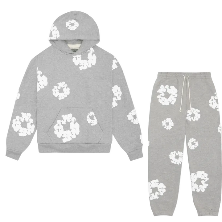 Hverdagstreningsdress unisex, perfekt for avslappet stil med matchende hettegenser og joggebukse.