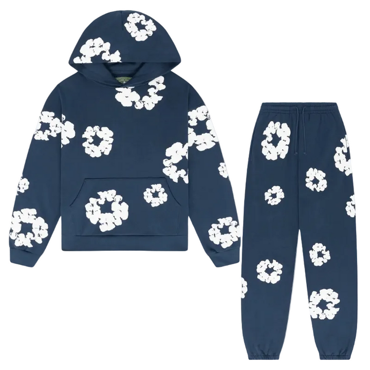 Unisex sett, ideell treningsdress for høst, med moderne hettegenser og joggebukse.